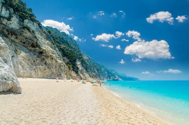 Plaja Egremni, Lefkada